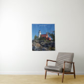 Eagle Harbor Lighthouse tapestry Wandkleed (In situ)