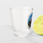 Eagle Harbour, cirkelvormig vuursteentje Shot Glas (Links)