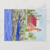 Eagle Harbour Lighthouse briefkaart (Voorkant)