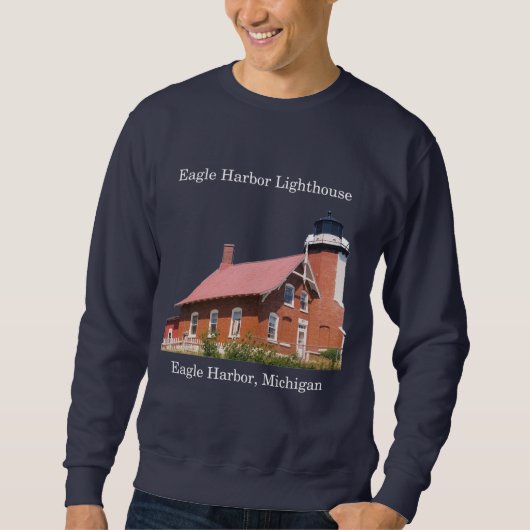 Eagle Harbour Lighthouse dark shirt (Voorkant)
