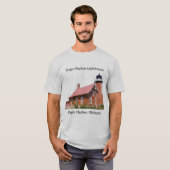 Eagle Harbour Lighthouse light shirt (Voorkant volledig)