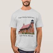 Eagle Harbour Lighthouse light shirt (Voorkant)