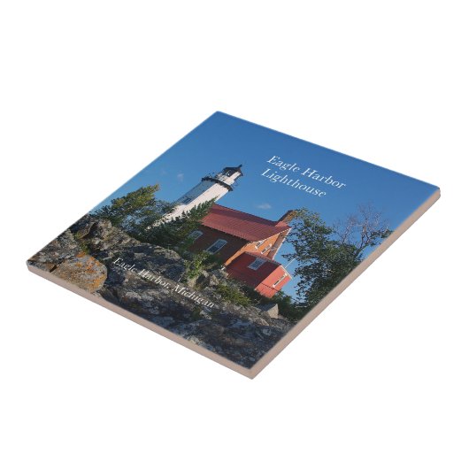 Eagle Harbour Lighthouse tile Tegeltje (Zijkant)