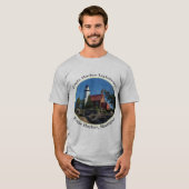 Eagle Harbour shirt van het ovaal vuurtoren (Voorkant volledig)