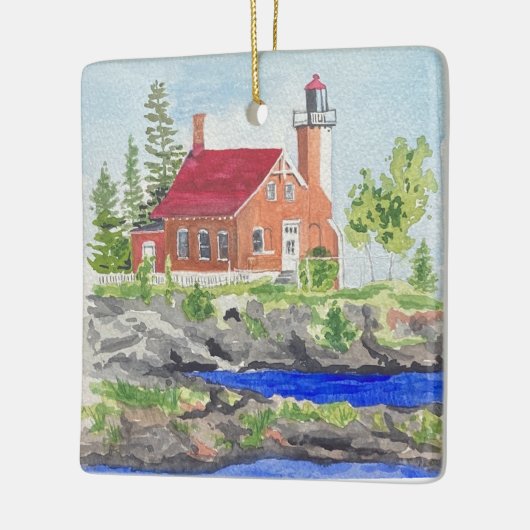 Eagle Harbour vuurtoren ornament (Links)