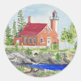 Eagle Harbour vuurtoren sticker