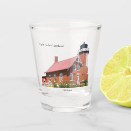 Eagle Harbour-vuurtorenschotglas Shot Glas
