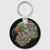Eagle Hawk Psychedelic Sleutelhanger (Voorkant)