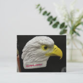 Eagle Head Briefkaart (Staand voorkant)