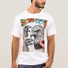 Eagle Head en dinosaurus T-shirt