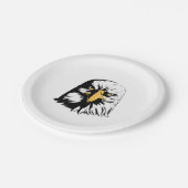 Eagle Head Front Papieren Bordje (Gekanteld)