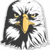 Eagle Head Front Sticker (Voorkant)