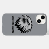 Eagle Head iPhone 14 Rise Hunt Repeat Bold Animal Case-Mate iPhone Case (Achterkant (horizontaal))
