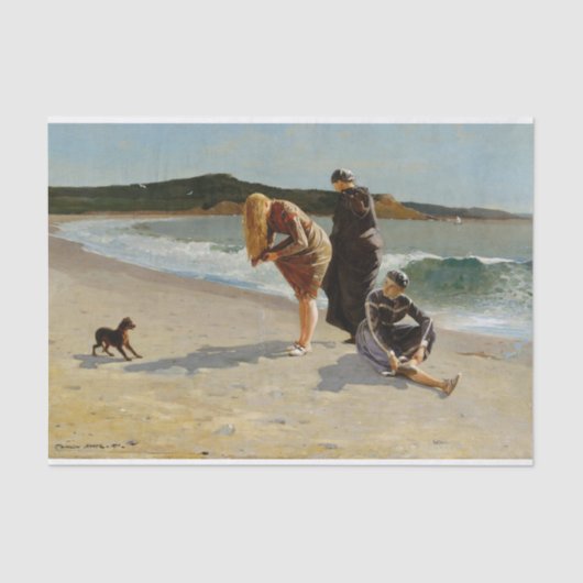 Eagle Head, Manchester, Massachusetts (hoogwater) Tissuepapier (Voorkant)