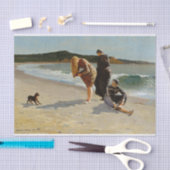 Eagle Head, Manchester, Massachusetts (hoogwater) Tissuepapier (Craft)