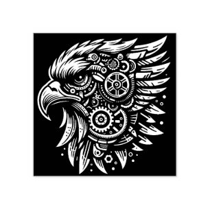 Eagle Head Rubber Stamp Rubberstempel
