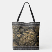 Eagle Head-Tas Tote Bag (Achterkant)