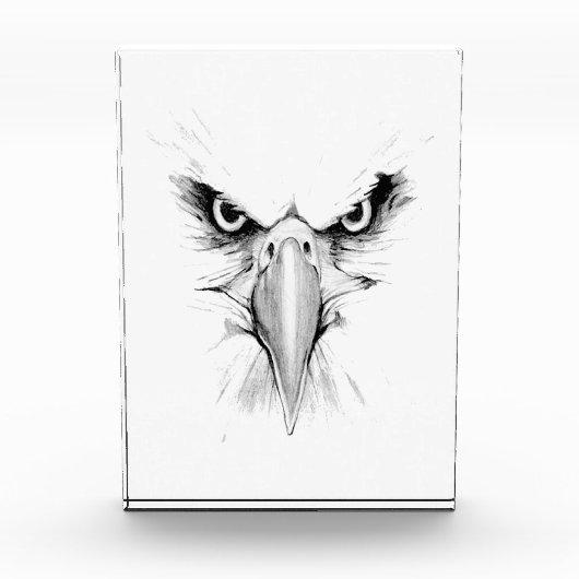Eagle Headface Tattoo Fotoblokken (Voorkant)
