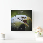 Eagle headklok vierkante klok (Huis)