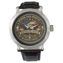 Eagle Heroes Patriotic Military Watch 
