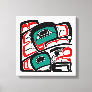 Eagle - het Ontwerp van de Noordwestkust van de St Canvas Afdruk