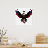 EAGLE HOLDING KAART VAN FLORIDA POSTER (Keuken)