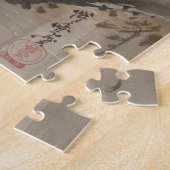 Eagle Holding Small Bird ca. 1887 Kawanabe Kyōsai Legpuzzel (Zijkant)