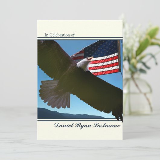 Eagle Honor Kaart (Staand voorkant)