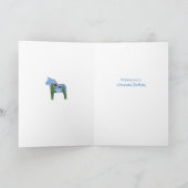 Eagle Horse Birthday Kaart (Binnen)
