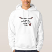 Eagle Hunter Quote Design Hoodie (Voorkant)