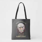 Eagle Ik ben niet koppig Mijn manier is gewoon alt Tote Bag (Voorkant)