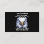 Eagle ik moet werken aan het controleren van de bl visitekaartje (Achterkant)