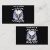 Eagle ik moet werken aan het controleren van de bl visitekaartje (Voorkant / Achterkant)