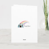 Eagle in Colors Happy Birthday Card Kaart (Achterkant)