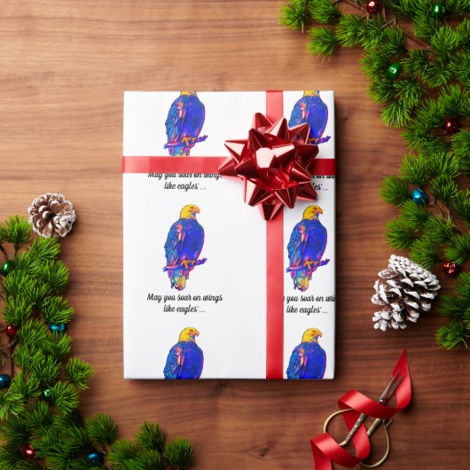Eagle in de Bijbel van kleuren als adelaars Cadeaupapier (Feestdagen Geschenken)