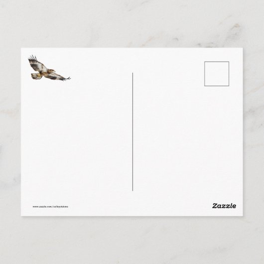 Eagle in de Golden Hour Briefkaart (Achterkant)