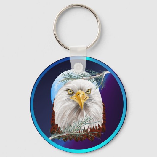 Eagle in de Sleutelhangers van de pijnbomen (Voorkant)