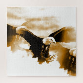 Eagle in Flight Art Legpuzzel (Verticaal)