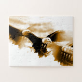 Eagle in Flight Art Legpuzzel (Horizontaal)