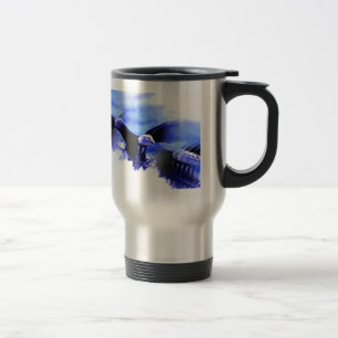Eagle in Flight Blue Kleur Mok