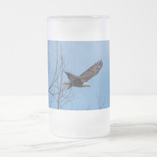 Eagle in Flight Frosted Mok