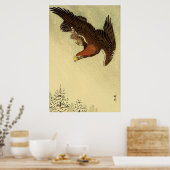 Eagle in Flight Ohara Koson 1933 Japanse kunst Poster (Keuken)