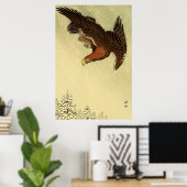 Eagle in Flight Ohara Koson 1933 Japanse kunst Poster (Thuiskantoor)