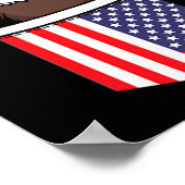 Eagle in Pocket Patriotic Independence Day 4e van Poster (Hoek)