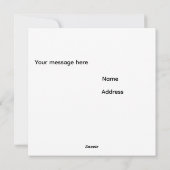 Eagle in the mountain feestdagenkaart (Achterkant)