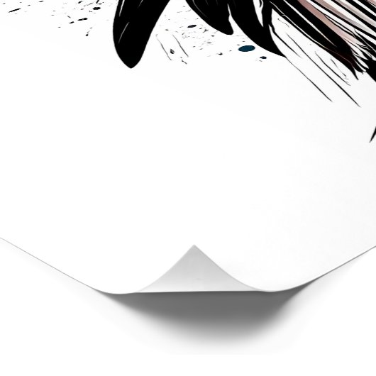 Eagle in the mountain perfect poster (Hoek)