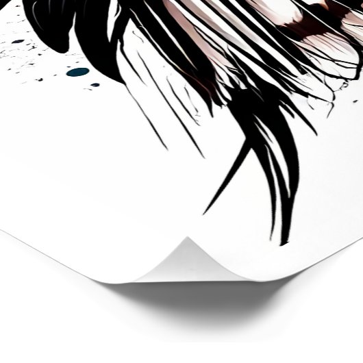 Eagle in the mountain perfect poster (Hoek)