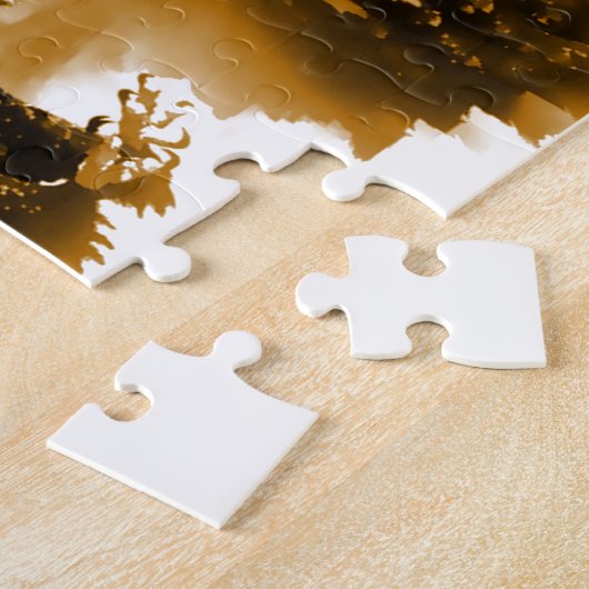 Eagle in vlucht legpuzzel (Zijkant)