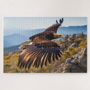 Eagle in vlucht legpuzzel