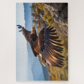 Eagle in vlucht legpuzzel (Verticaal)